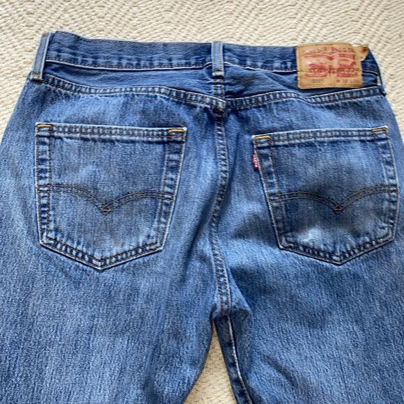 Levi’s 501 Vintage jeans Button fly Denim 501 red logo tag Size 33 x 34 Grunge - Picture 12 of 13